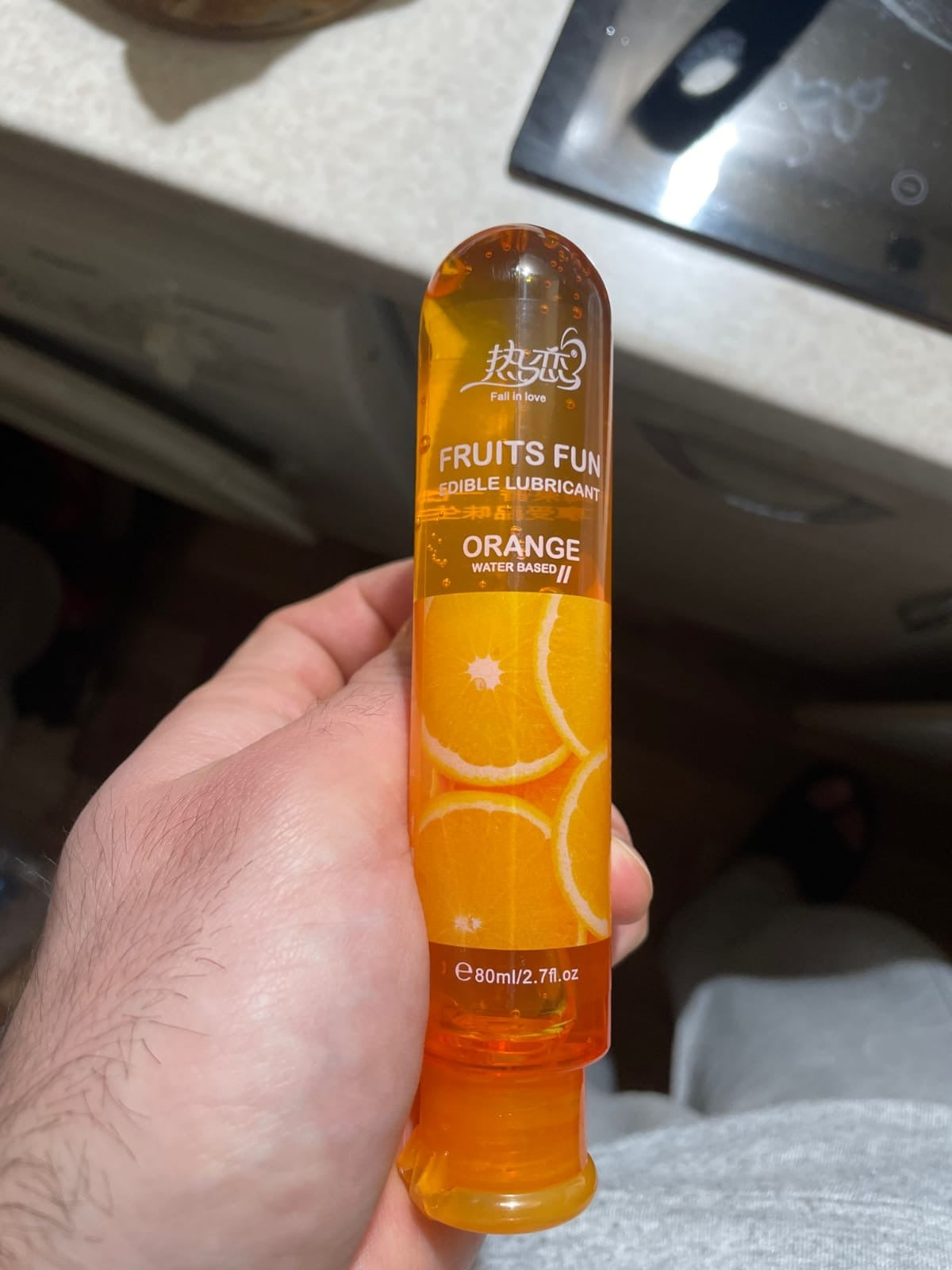 Water based edible lube